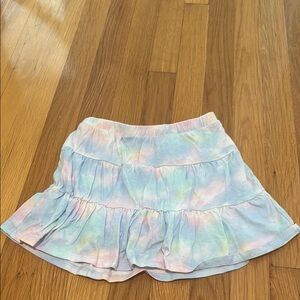 Jumping Beans Pink Blue Tiered Mini Skirt